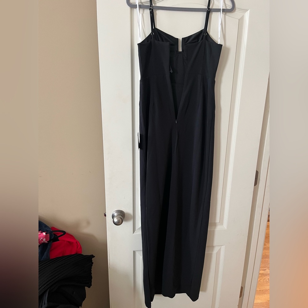 Lulu's Classic Black Column Maxi Dress Designer Women’s size Small - Picture 8 of 14